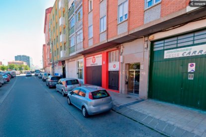 La calle Alfareros, en Burgos, donde tuvo lugar el suceso.