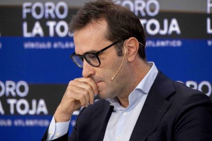 El vicepresidente primero y ministro de Economía, Carlos Cuerpo, en un acto.