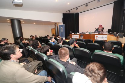 Una de las ponencias celebradas en el Campus de Ponferrada.