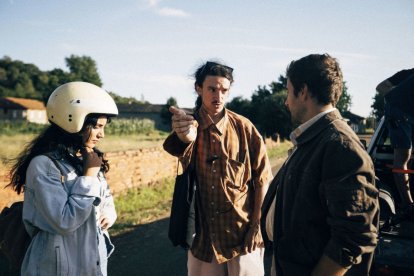 Imagen del ‘Making off’ de ‘Los Rapaces.