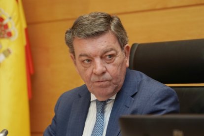 El consejero de la Presidencia, Luis Miguel González Gago, comparece ante la Comisión de Economía y Hacienda de las Cortes de Castilla y León para explicar el proyecto de ley de Presupuestos Generales de la Comunidad para 2027 en lo relativo a su departamento.