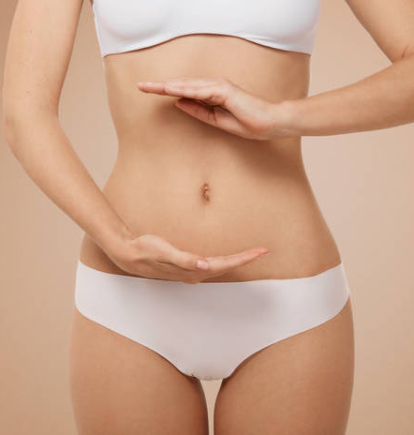 Imagen representativa de zona abdominal femenina.