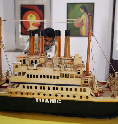 Imagen de archivo de una recreación del Titanic. EFE/ Raminder Pal Singh