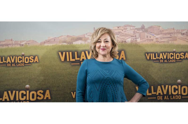 La actriz Carmen Machi presentó ayer su última película, ‘Villaviciosa de al lado’. LUCA PIERGIOVANNI