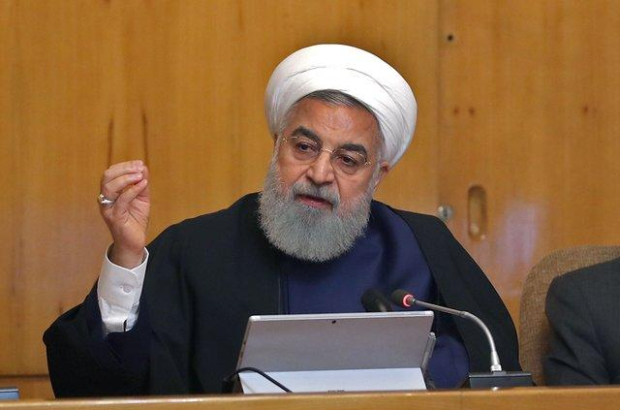 El presidente iraní, Hasan Rohaní, en una comparecencia en televisión.