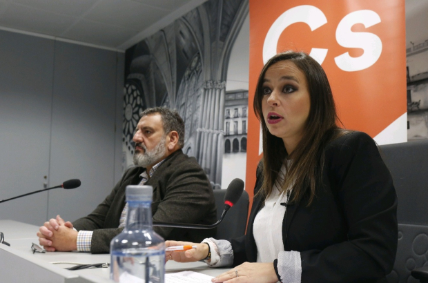 Gemma Villarroel y Antonio Pérez Blanco, en la rueda de prensa de esta mañana