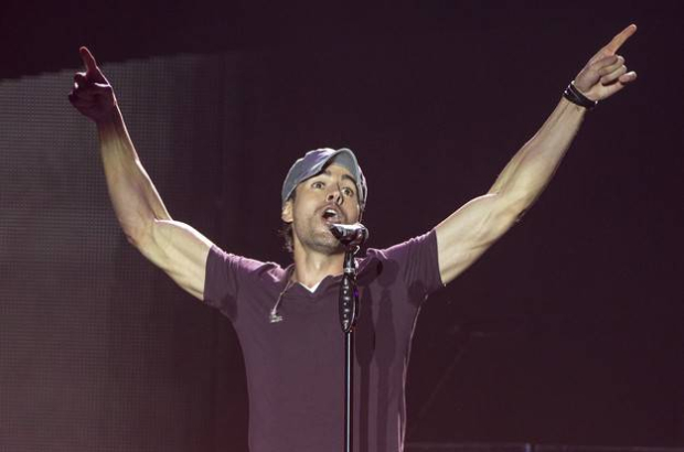 Enrique Iglesias durante un concierto en Barcelona en noviembre del 2014.