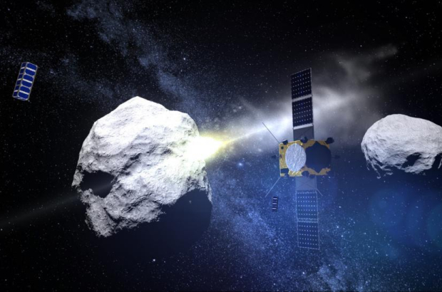 Recreación de un asteroide realizada por la NASA. / NASA.
