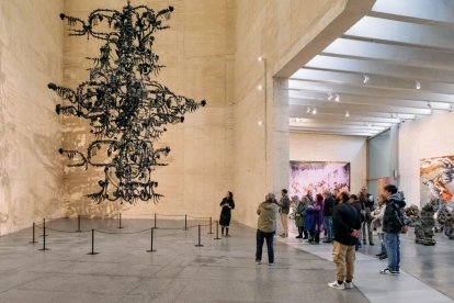 Panorámica de la exposición 'Ai Weiwei. Don Quixote', actualmente en el Musac.