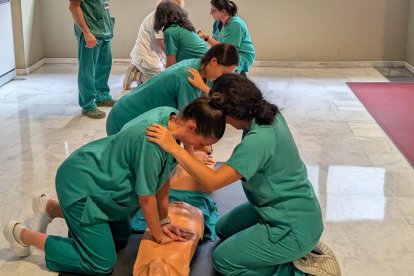 Uno de los talleres de reanimación del Caule.