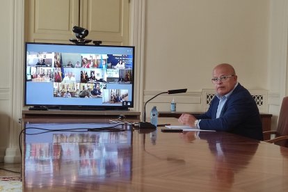 El subdelegado del Gobierno en León, Faustino Sánchez. DL