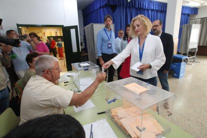 La candidata berciana al Congreso por el PP, Silvia Franco. L. DE LA MATA