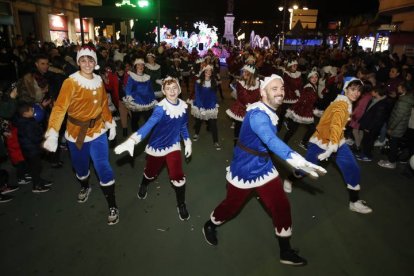 Cabalgata de Papa Noel en León. RAMIRO