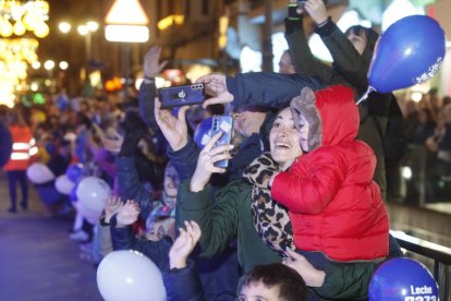 Cabalgata de Papa Noel en León. RAMIRO