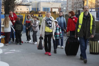 Cada día pasan por este centro de Kosice unas 200 personas; al principio eran 3.000. RAMIRO