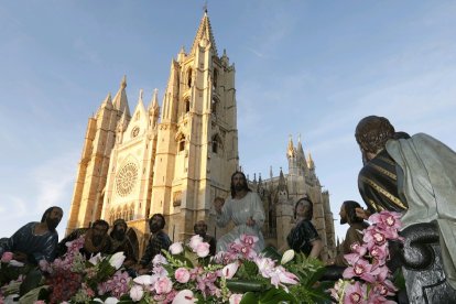 La procesión de la Santa Cena. FERNANDO OTERO