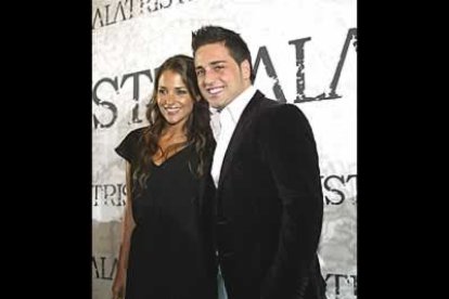 David Bustamante y su mujer, Paula Echevarría, no quisieron perderse la polícula.