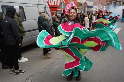 Gran desfile del sábado de Piñata en Astorga. J. NOTARIO
