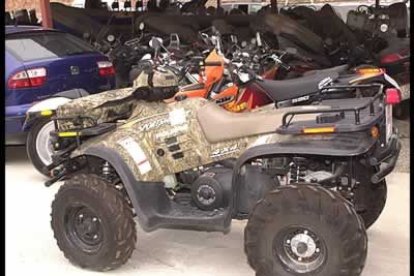 Un par de quads, también incautados durante la operación.