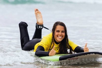 María Martín Granizo, deportista paralímpica y pionera en la competición de personas con discapacidad en competiciones ordinaria. JONATHAN NOTARIO