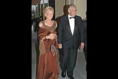Los padres de Iñaki Urdangarín, esposo de la infanta Cristina a su llegada al Palacio de El Pardo.