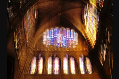 'Colores de cristal'. De Pedro Estepa Gálvez. En León