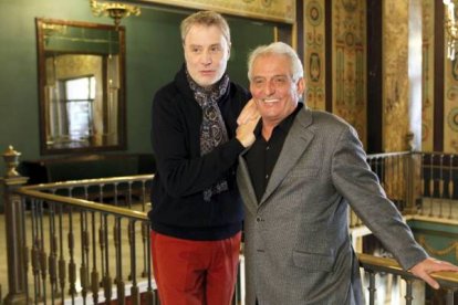 Entrevista a los actores Joaquín Kremel y José Sancho durante la presentación de la obra teatral 