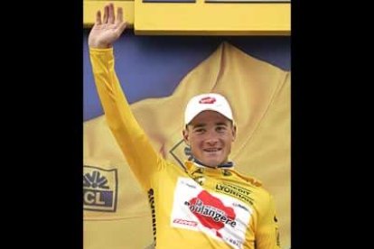El campeón de Francia, Thomas Voeckler , se enfundó el maillot de líder después de la quinta etapa, y siguen con él en la séptima.