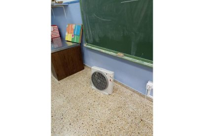 Colegio de Puente Castro, sin calefacción. DL