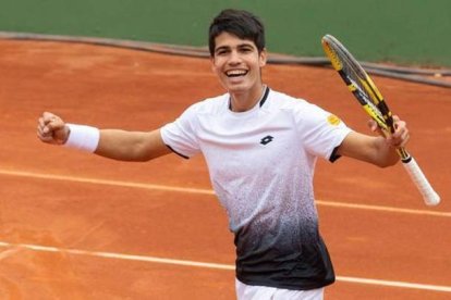 El tenista Carlos Alcaraz. DL