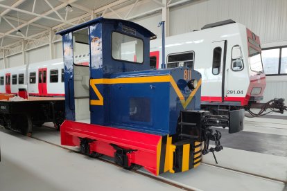 Así ha quedado el tractor de pequeñas dimensiones utilizando exclusivamente para labores dentro del taller de Martorell. ARMF