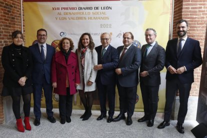 Acto de entrega del Premio Diario de León al Desarrrollo Social y los Valores Humanos. FERNANDO OTERO