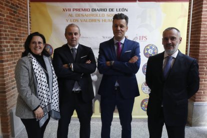 Acto de entrega del Premio Diario de León al Desarrrollo Social y los Valores Humanos. FERNANDO OTERO