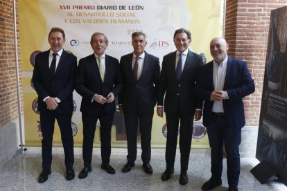 Acto de entrega del Premio Diario de León al Desarrrollo Social y los Valores Humanos. FERNANDO OTERO