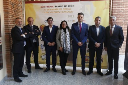 Acto de entrega del Premio Diario de León al Desarrrollo Social y los Valores Humanos. FERNANDO OTERO