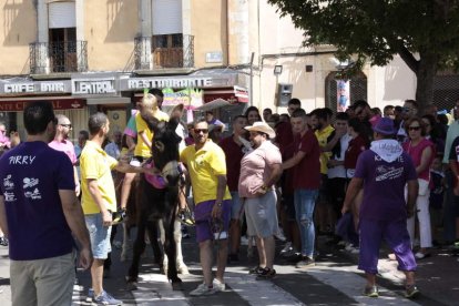 Momento de dar salida a la carrera. CAMPOS