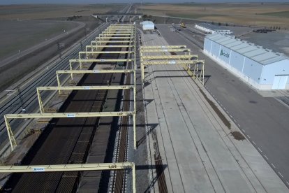 Base de mantenimiento de Adif en Villada. ADIF