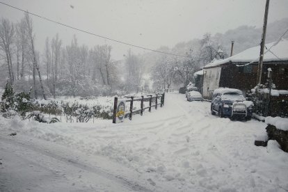 Las calles de Matalavilla, perteneciente al municipio de Palacios del Sil. MARIGELI