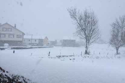 Lumajo cubierto de nieve. MARILÓ