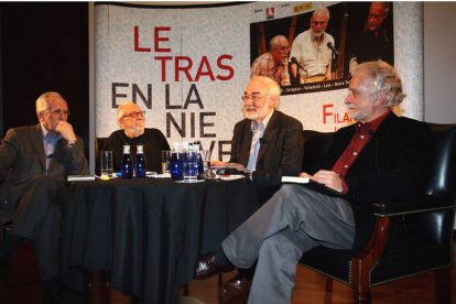 Díez, Pereira, Aparicio y Merino, en 2008. RAQUEL P. VIECO