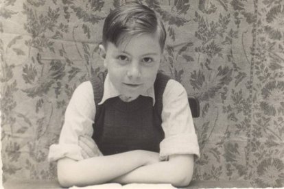 Raúl Guerra Garrido, de niño. DL