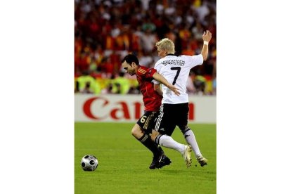 Iniesta fue una pesadilla para la defensa germana.