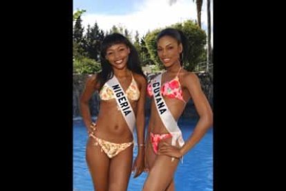 Ambas misses se han convertido en grandes amigas pero las dos compiten por el título Miss Universo.