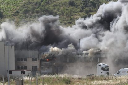El incendio fue voraz. L. DE LA MATA
