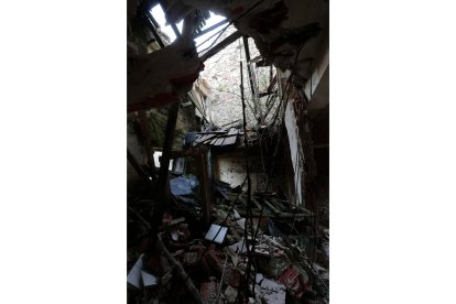 Ruinas de otra vivienda del poblado. L. DE LA MATA