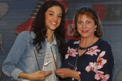 Sara Llana fue la mejor en gimnasia rítmica.