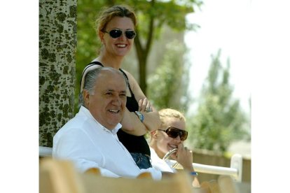 Amancio Ortega, en el hípico de León en 2003. DL