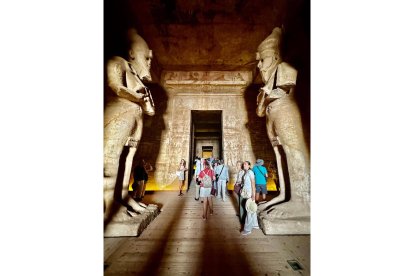Interior del templo de Abu Simbel. GAITERO
