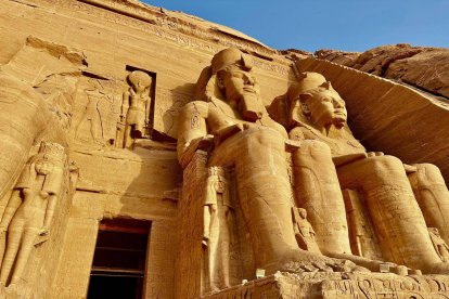 Los colosos de Abu Simbel. GAITERO