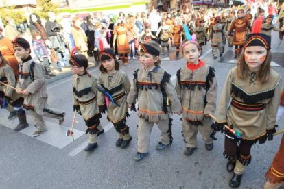 Disfraces infantiles en el desfile del domingo en Ponferrada | L. de la Mata